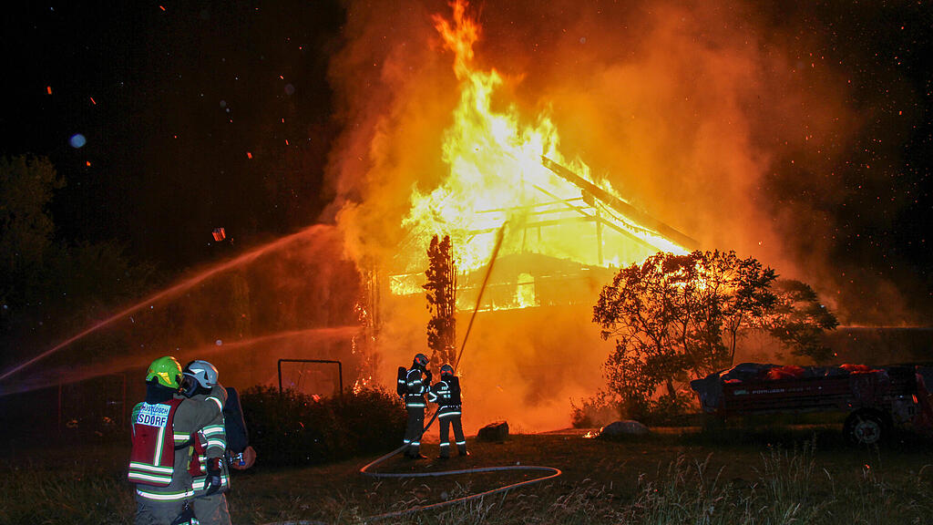 Brand in Göming