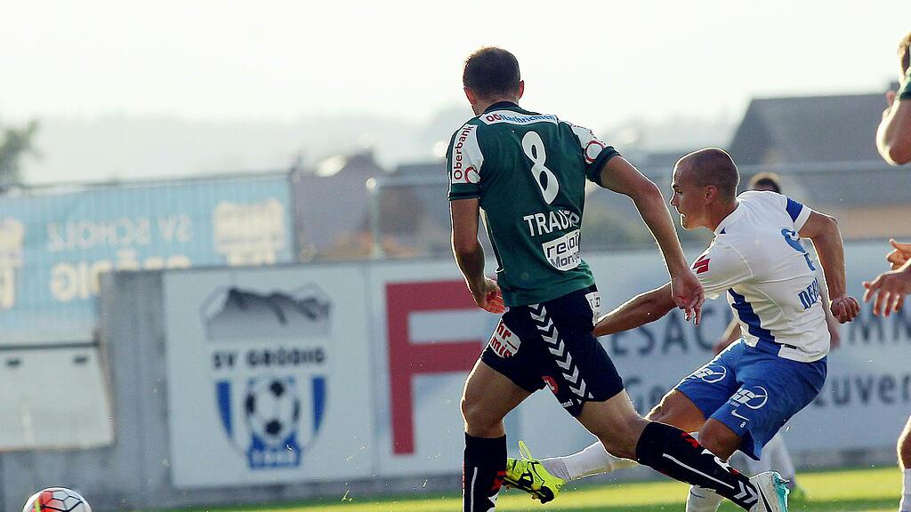 Christian Derflinger (rechts) beim 1:0.