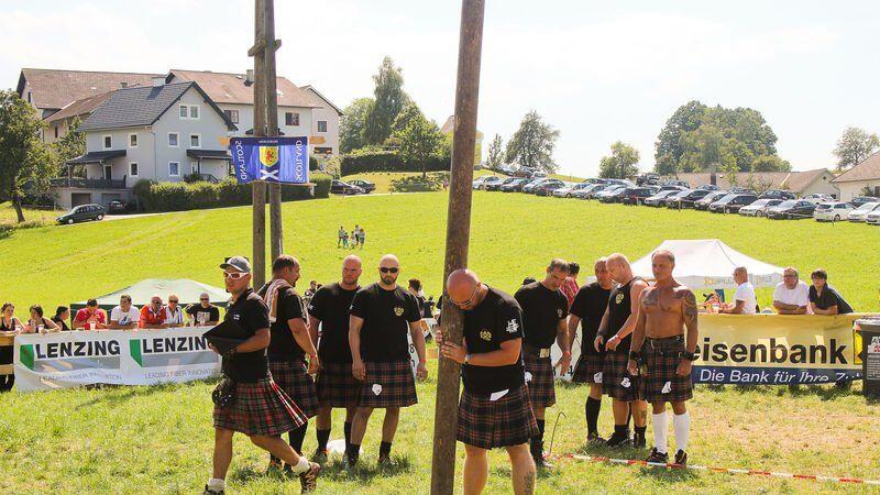 Schottische Traditionen in Oberösterreich.