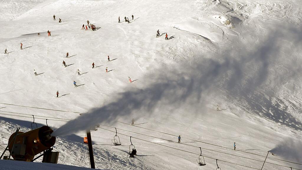 Die Schneekanone soll mit einem Netz gesichert gewesen sein (Symbolbild).