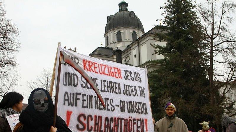 Tierrechtsdemo in Salzburg