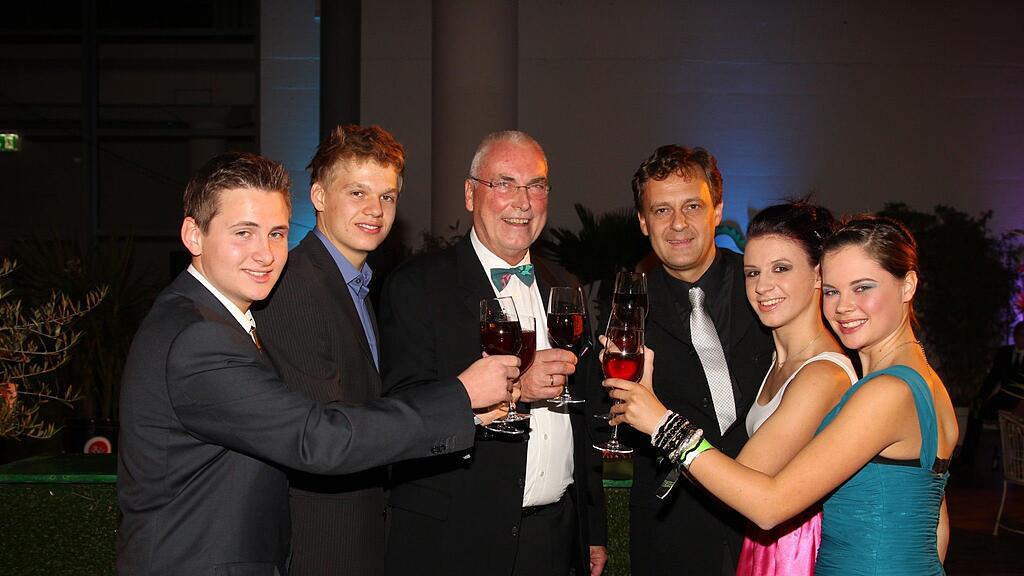 Beste Stimmung beim Maturaball in der Halle 1 des Messezentrums.
