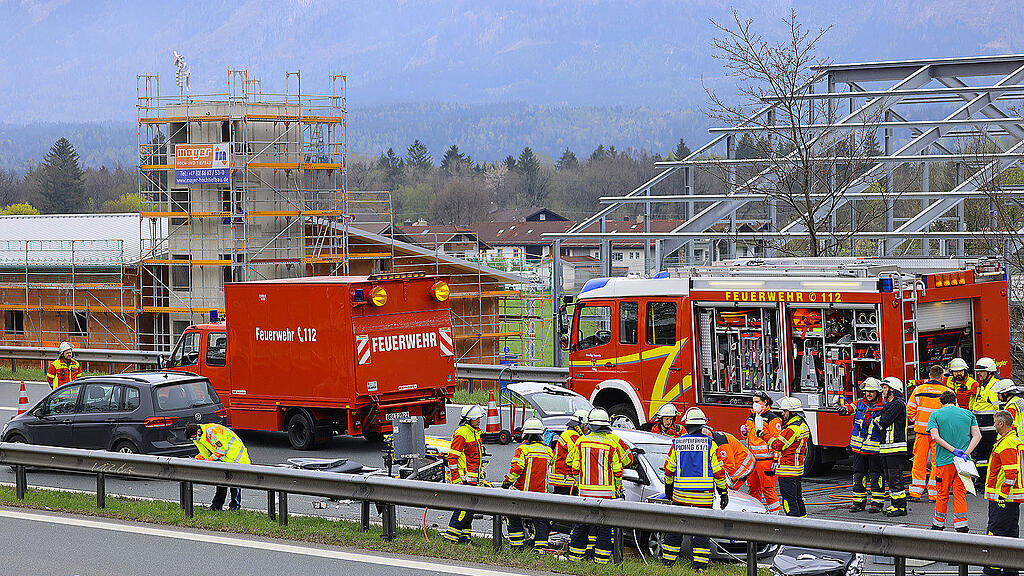 Unfall A8 Piding Geisterfahrerin