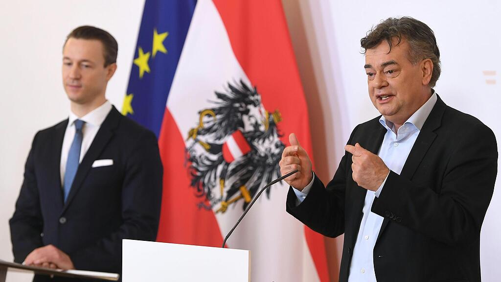 Gernot Blümel, Werner Kogler