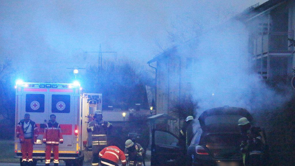 Fahrzeugbrand in Bad Reichenhall