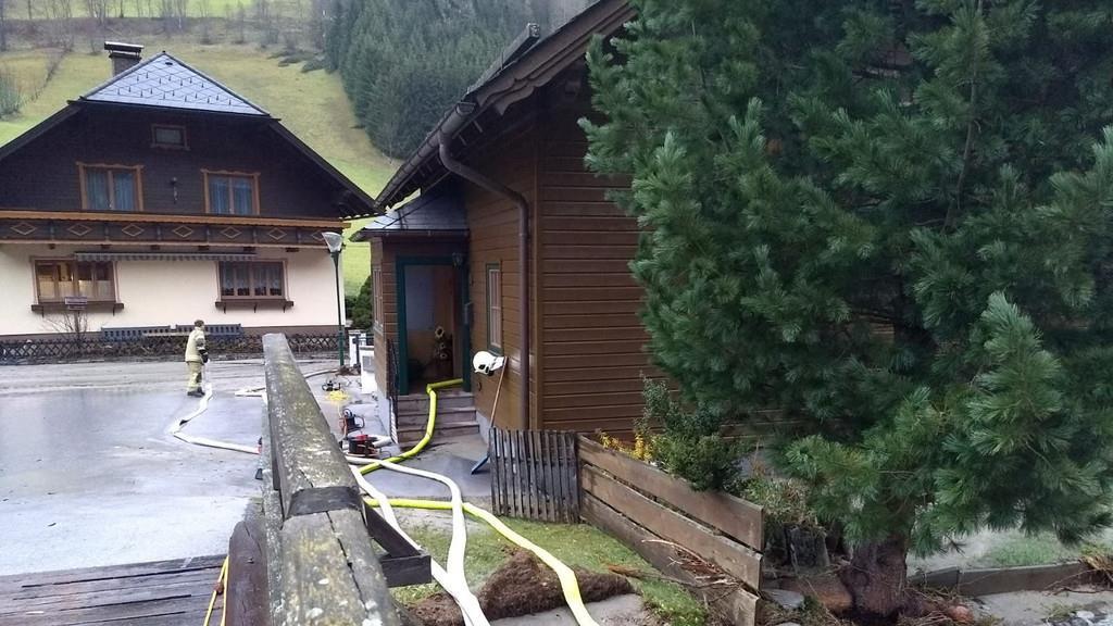 Hochwasser: Situation in Muhr