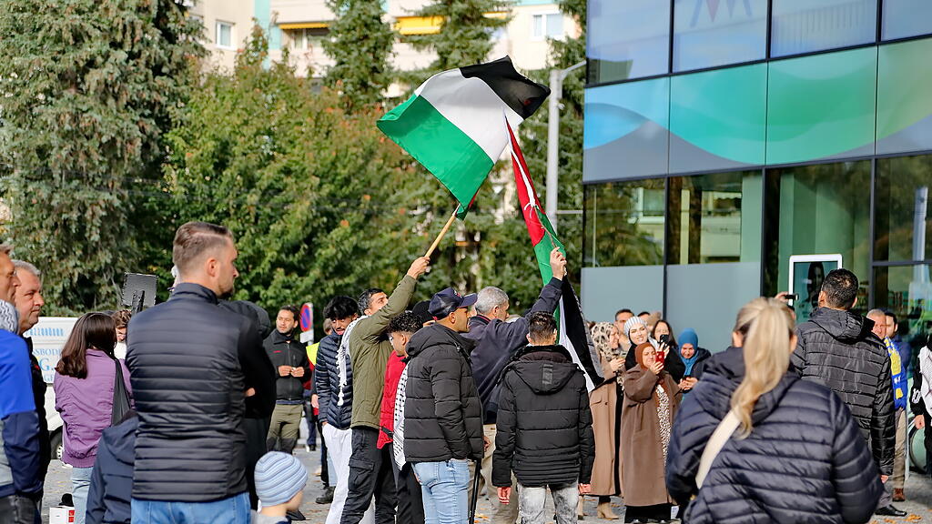 Zweite Palästina-Demo in Salzburg