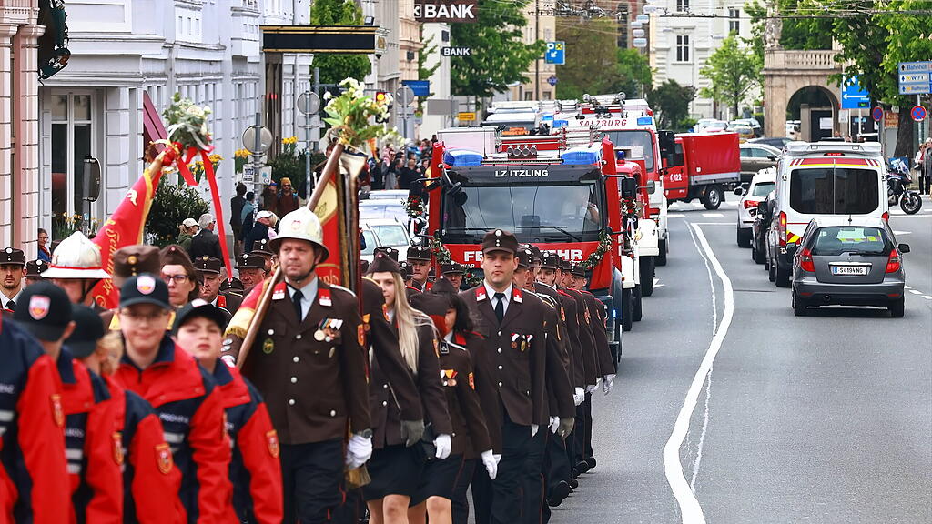 Florianifeier der Freiwilligen Feuerwehr der Stadt Salzburg 2025