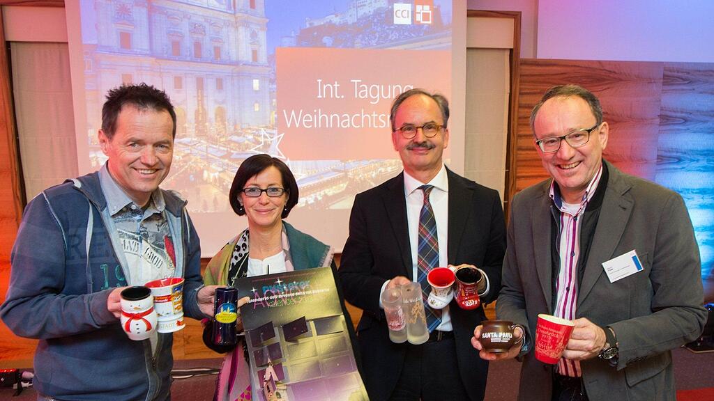 Knapp 100 Weihnachtsmarktveranstalter Kommunen aus Europa kamen nach Salzburg um hier vom Know-How ihrer Kollegen zu profitieren.