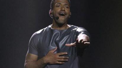 Cesar Sampson beim ESC