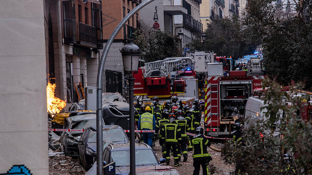 Explosion ersch\u00fcttert Madrid
