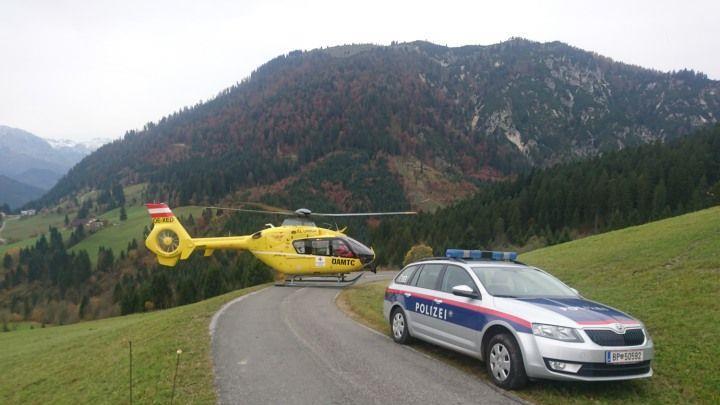 Rußbach: Landwirt bei Traktor-Absturz schwer verletzt