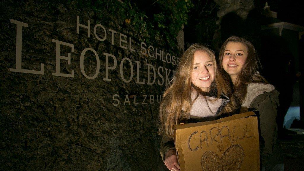 Lagerfeld-Show: Rund ums Schloss Leopoldskron