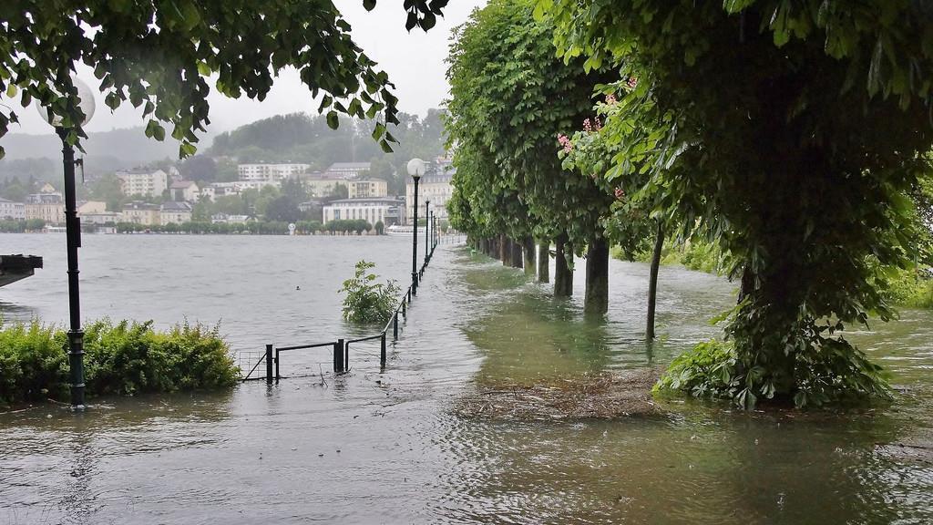 Hochwasser in Gmunden