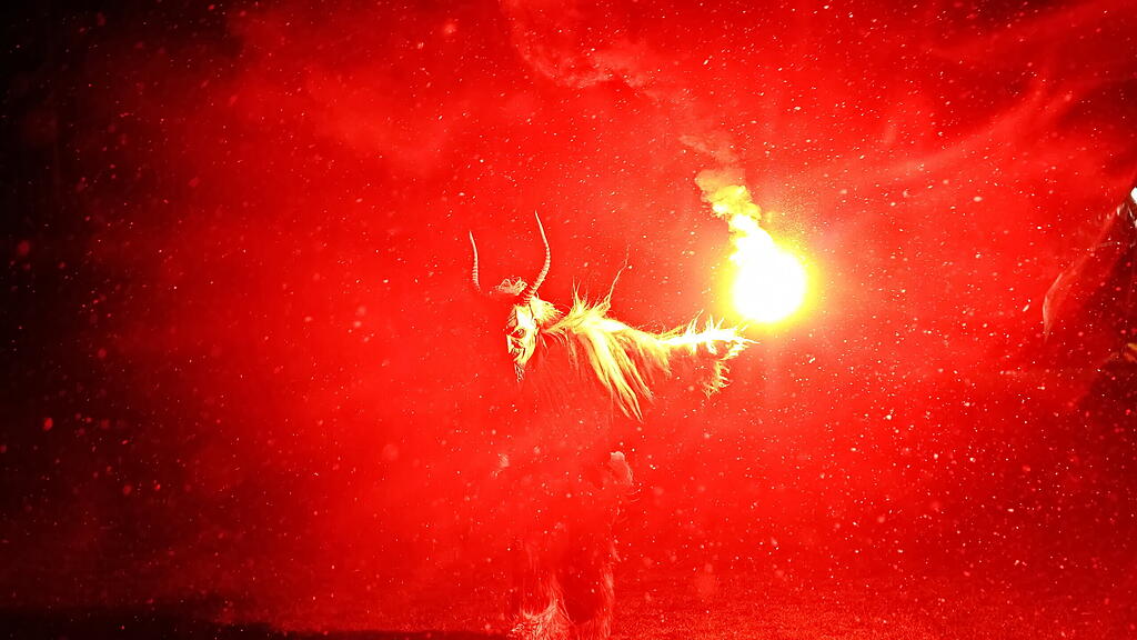 Krampuskr\u00e4nzchen der Pucher Krampusse.