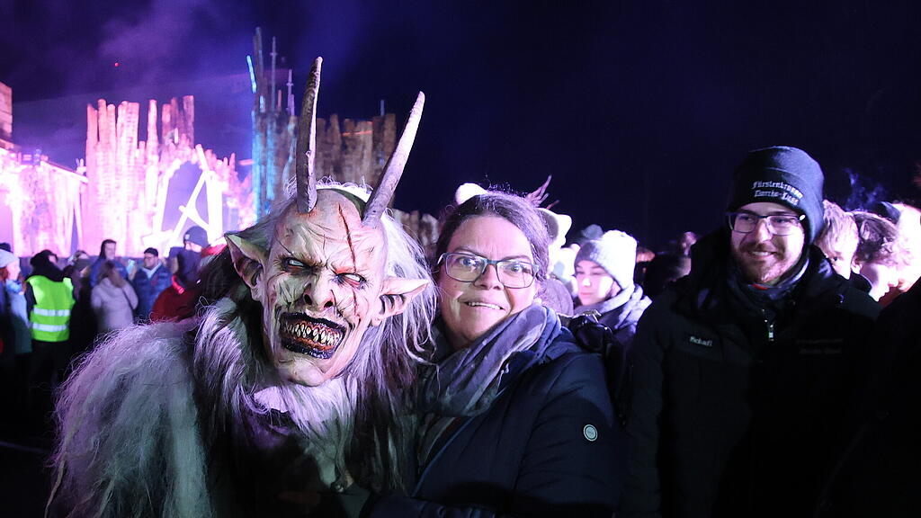 St. Leonhard Krampus-Show beim Untersberg
