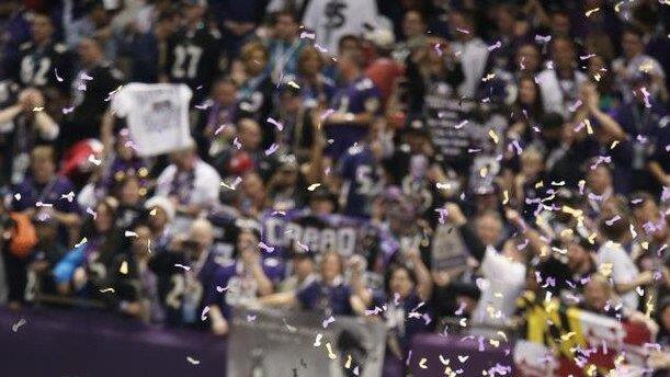 Baltimore Ravens siegten beim Super Bowl am 03.02.13