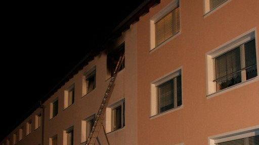 Wohnungsbrand in Morzg