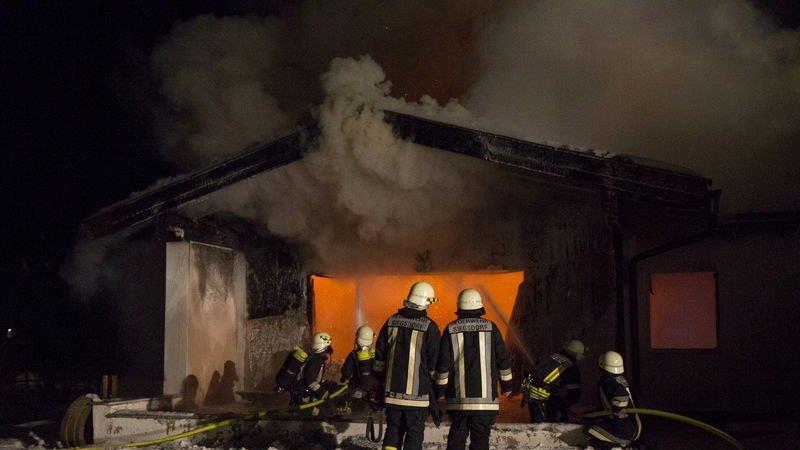Wohnhaus in Brand
