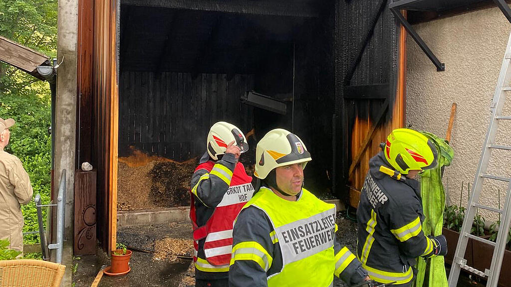 Industriebrand in Tiefgraben
