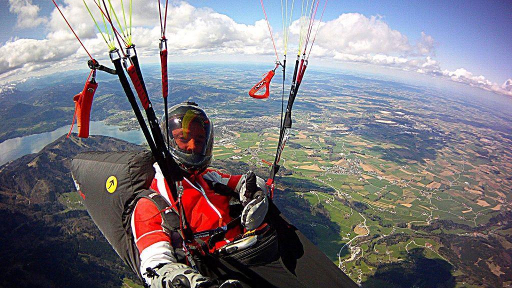 Paragleiten in Gmunden