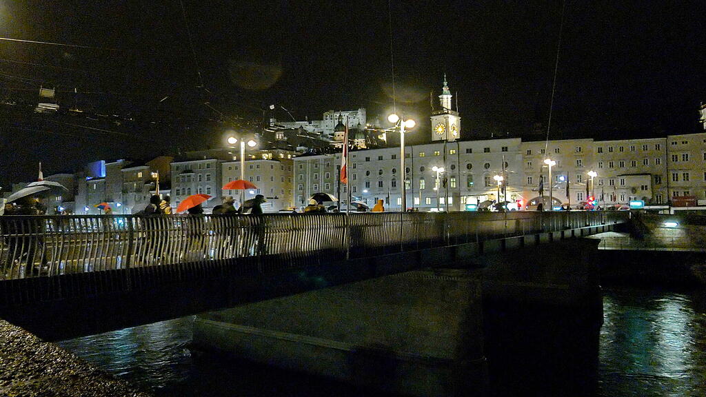 Silvester in der Stadt Salzburg