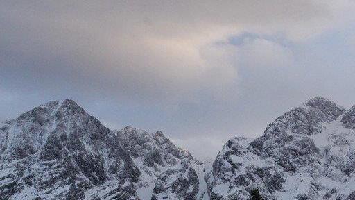 Sonnenuntergang über Berchtesgaden
