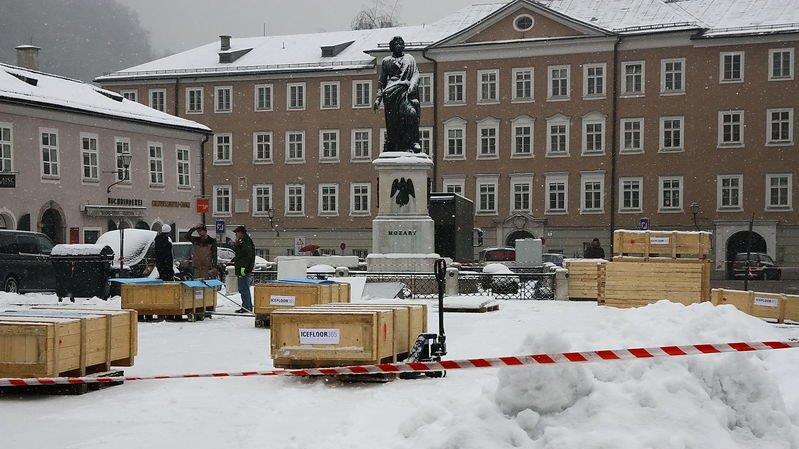 Mozarteis abgebaut