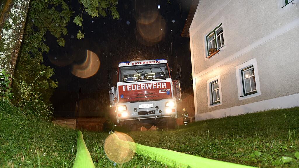 In Schärding hatten die Feuerwehren besonders viel zu tun.