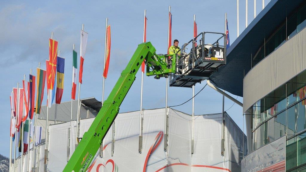 Vorbereitungen in Schladming