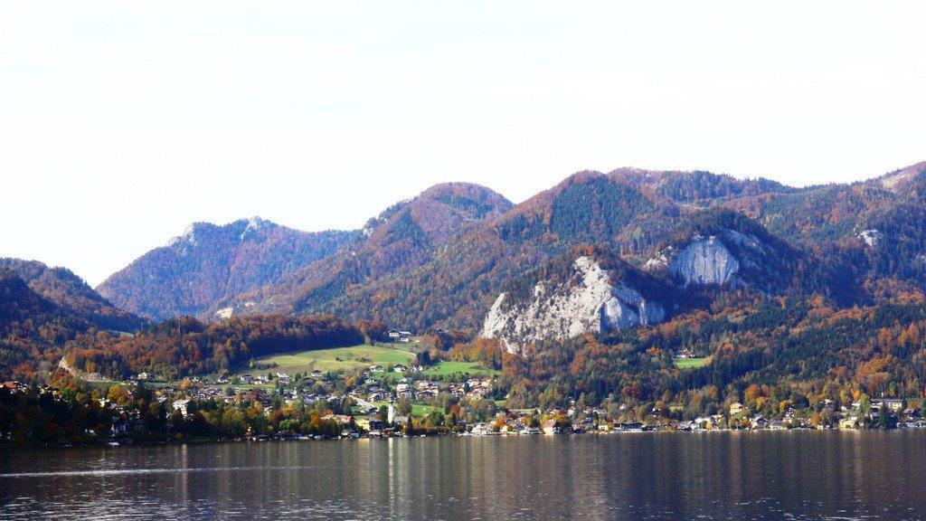 Goldener Herbst am Wolfgangsee