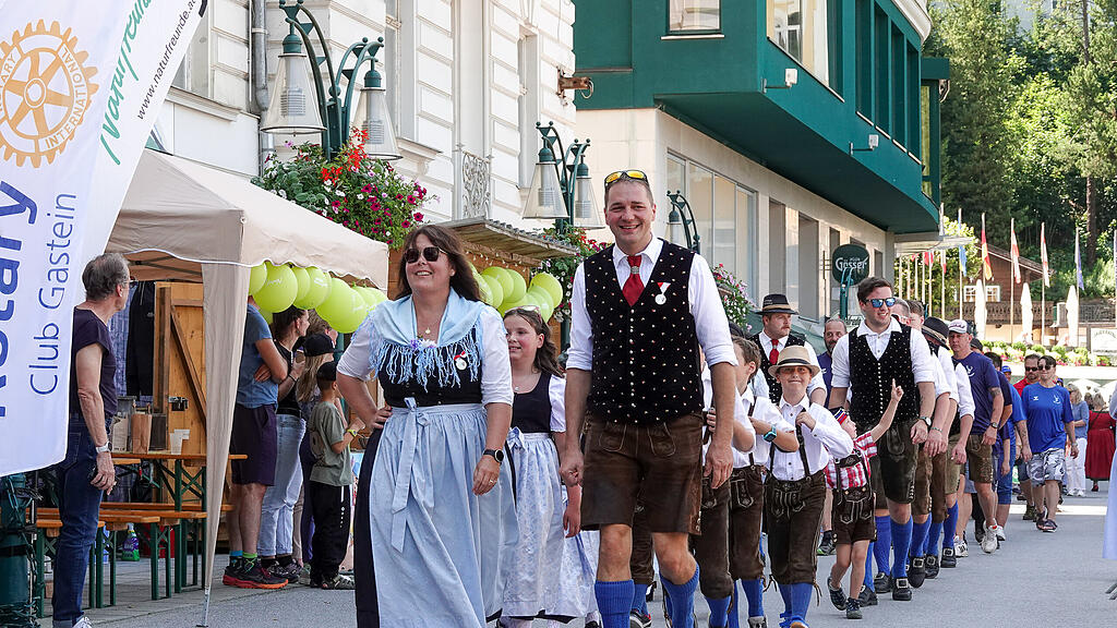 Straßenfest in Bad Gastein