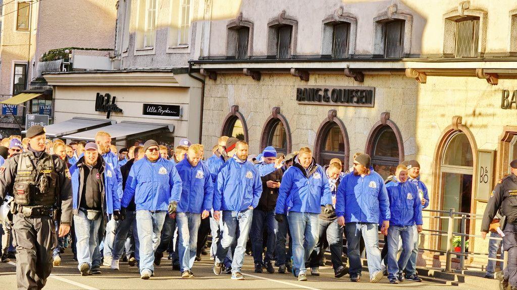 Schalke-Fans in Salzburg