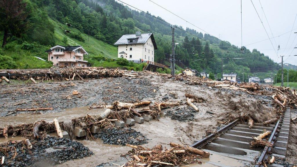 Murenabgänge im Pinzgau