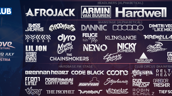 Das Line Up für das festival am Salzburgring ist nun komplett.