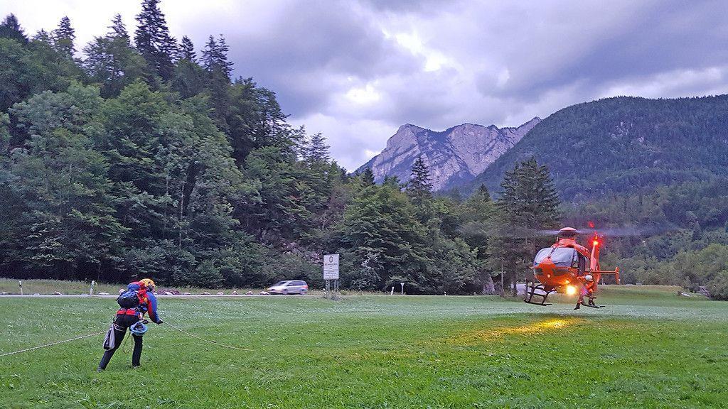 Bilder der Bergung Untersberg