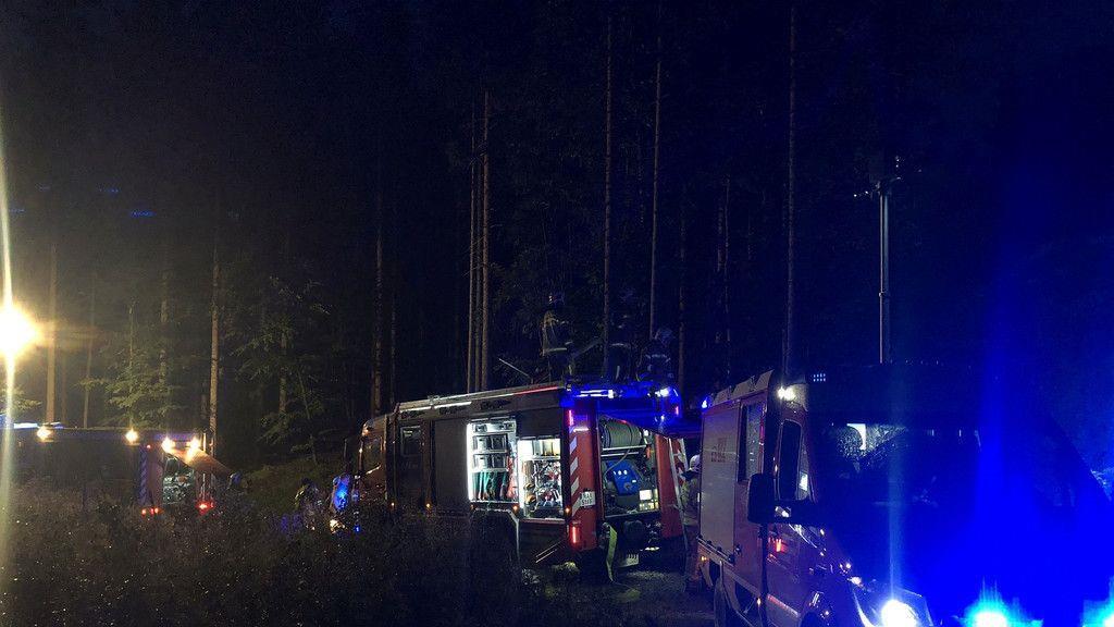 Unwetter über Salzburg: Waldbrand in Golling