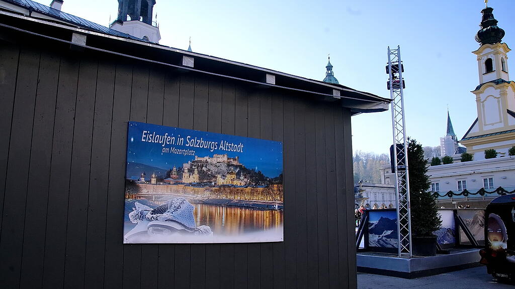 Eislaufen Mozartplatz