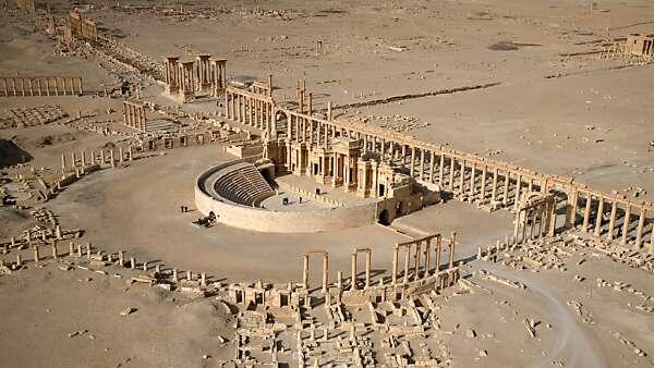 Schwer betroffen sind Stätten in Syrien wie Palmyra