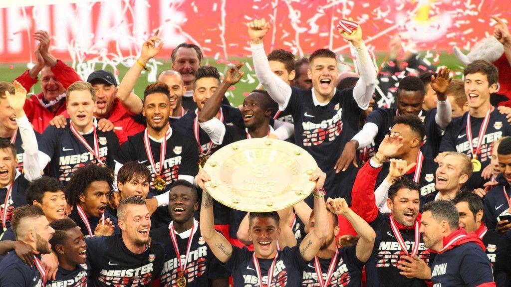 Meisterfeier von Red Bull Salzburg