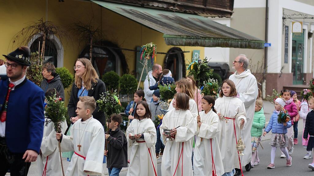 Palmsonntag in Puch