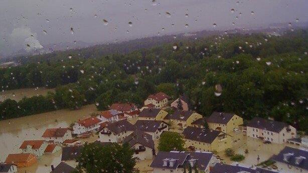 Hochwasseralarm im Lkr. Berchtesgadener Land