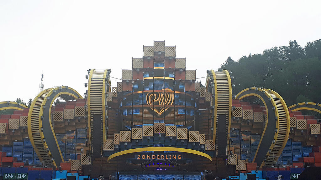 Die Mainstage wurde am Donnerstag um 16 Uhr eröffnet.