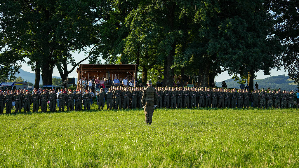 Feierliche Angelobung von 305 Rekruten