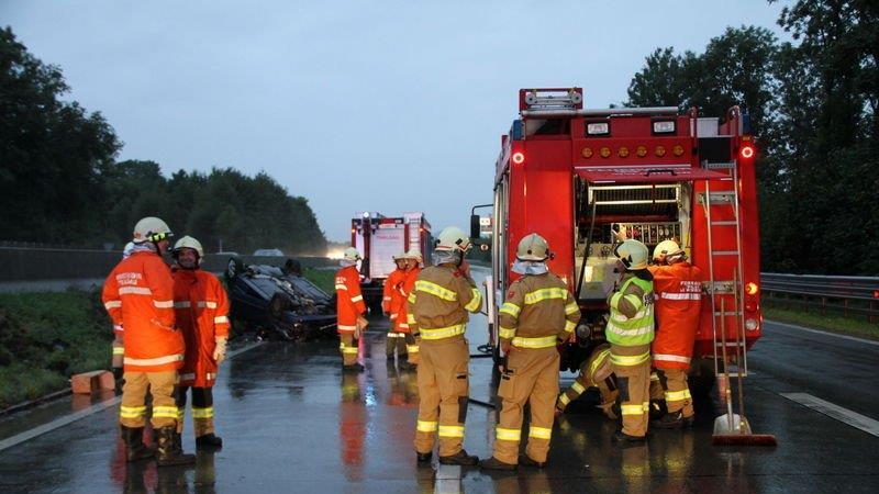 Pkw-Überschlag auf A1