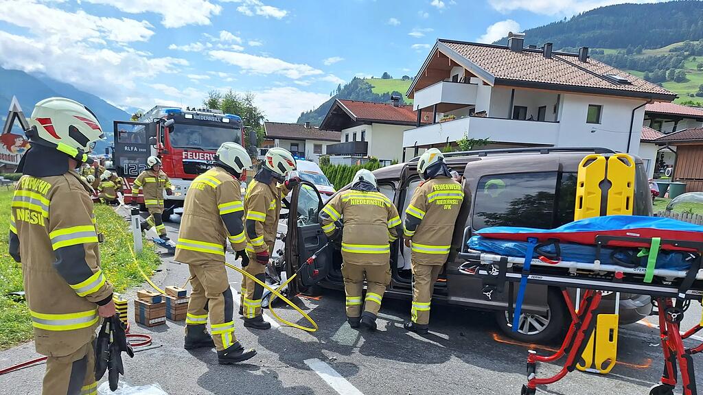 Unfall mit mehreren Verletzten auf B168