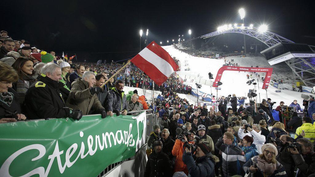 Nightrace in Schladming: So jubeln Fans und Zuschauer