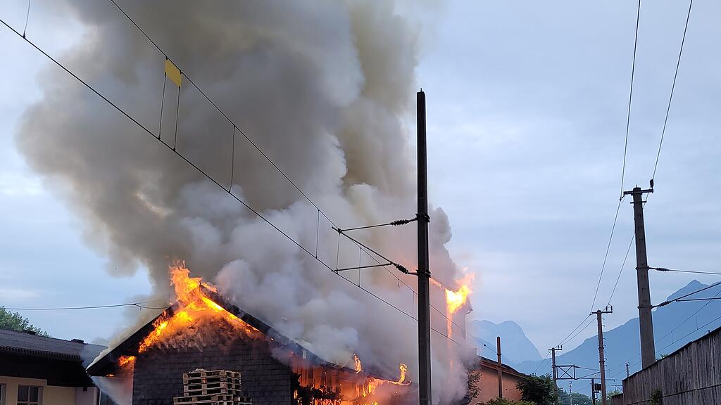 Brand Lagerhaus Kuchl