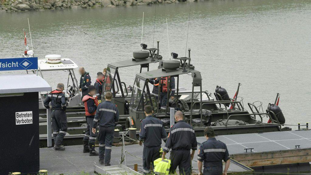Bundesheer-Boot kentert auf Donau