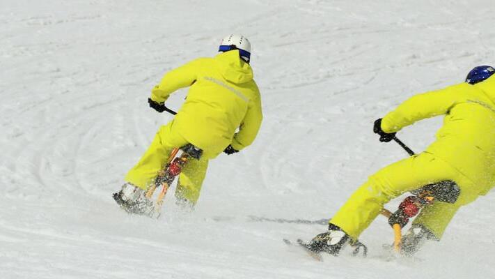 Snowbike-Rekordversuch in Obertauern